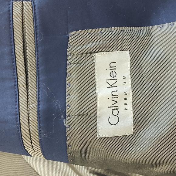 Calvin Klein Premium Slim Fit men's navy blue blazer - Picture 6 of 11